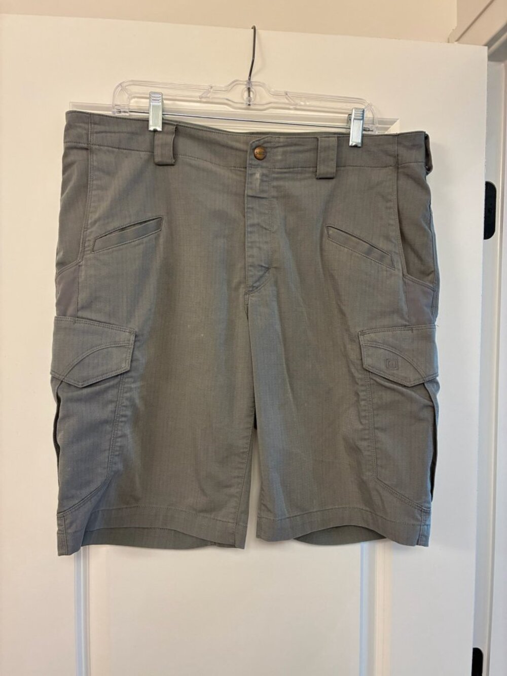 5.11 TACTICAL Stryke Cargo Ripstop Shorts Gray Men's Size 36